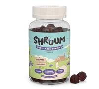 SHRUUM Focus: Lions Mane Gummies - 2000mg High Strength Lions Mane Supplement with B6 - Vegan, Sugar Free, Blueberry Flavour - 60 Tasty Gummies - 30 Day Supply - for Focus and Mental Clarity.