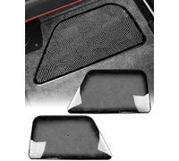 SHSBSCAR Black Stainless Steel Car Seat Under Air Conditioning Outlet Vent Protection Cover Trim fit for BMW iX xDrive40 xDrive50 M60 2022 2023 2024 Interior Accessories, Prevent Trash from Falling