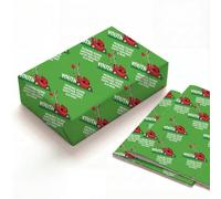 SHSEEN Lawnmower Old Man Wrapping Paper, 19.6 x 27.5 in, 2 Sheets