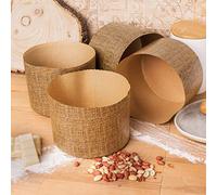 SHSH trade group 15oz Easter Bread Mold Paper Bread Molds Paska Kulich (12 Pack) - Panettone Paper Baking Molds Molde Para Panettone - Moldes de Papel Para Panettone Paper Mold Panettone Baking Pan