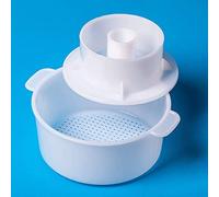 SHSH trade group Cheesemaking Supply Kit 1.2 L with Pressing Plate - Paneer Maker Mold Machine - Gouda Hard Cheese Mold and Presses Kits for Cheese Making Kit Maker - Cheese Mold and Press