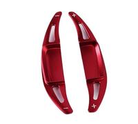 SHSHJJB Car Paddle Steering Wheel Shifter for Mercedes Benz for A B C E Class W206 W223 C180 C220d GLC EQE EQS 2022-2024 Car Steering Wheel Paddle Decoration(Red)