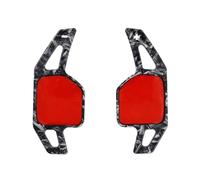 SHSHJJB Car Wheel Paddle Shifter for Audi for A3 A4 B8 A5 A6 A8 R8 Q5 Q7 TT 2012-2016 Car Steering Wheel Paddle Decoration(Forged Carbon Print)