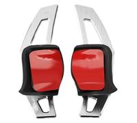 SHSHJJB for Golf 5 6 MK6 GTI R Jetta MK5 Passat B6 B7 CC Polo Sharan Tiguan Seat Leon Car Steering Wheel Shift Paddles Shifter Paddle for Car Steering Wheel(Silver)