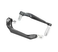 SHSHJJB Universal Motorcycle CNC Aluminum Alloy Handlebar Brake Clutch Lever Hand Guard Protector Modification Motorbike Moto Handguard Brake Lever Hand Guard Protector(Silver-MTHS01)