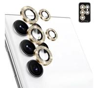 SHSJYA Diamond Positioning phone Lens Protector for Samsung Galaxy S26 / S26Plus / S26Ultra, Easy installation, Anti Fall Anti Scratch Lens Case Protective Film (Gold,for S26Ultra)