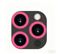 SHSJYA phone Lens Protector Compatible with for iPhone 13 / 13Mini / 13Pro / 13Pro Max, Glow-in-the-Dark Tempered Glass Lens Film, Anti-Scratch Ultra Clear Camera Lens Film (pink,for iPhone 13Pro)