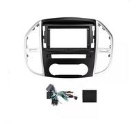 SHSMDM 10 Inch Car Radio Panel, 2DIN Radio Frame Stereo Panel Harness, Power Cable Adapter, CANbus Kit, for Benz Vito 3 W447 2014-2020