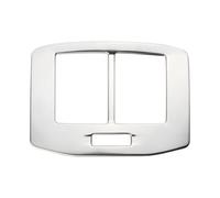 SHSMDM Car AC Vent Grille, for VW, for T-ROC Troc 2017 2018 2019 2020 2021 2022 Stainless Steel Car Rear AC Vent Outlet Frame Cover Trim Sticker