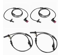 SHSMDM Car Brake Pad Wear Indicators Front and Rear ABS Wheel Speed Sensor for W211 S211 VF211 E320 E350 E500 E63 A2115402317 A2115402417