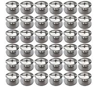 SHSMPXOY 30 Set Chicago Screws Posts for Leather Rivets M5*4mm Chicago Book Binding Screws Rivets Cross Head Chicago Button Screws for DIY Book Scrapbook Bookbinding, Bags,Collars(Silver)