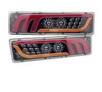 SHSUBF Rear Tail Light 2pcs 12V24V LED Tail Lights For Trailer Taillight Tractor Rear Light Truck Sequential Flashlight Turn Signal Brake Reverse Lamp 46cm