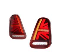 SHSUBF Rear Tail Light 2PCS Union Jack Style LED Tail Light with Brake Reverse Turn Signal for Mini for Cooper R50 R52 R53 2001-2007