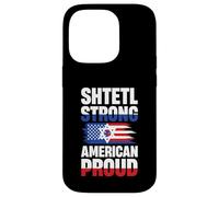 Shtetl Strong American Proud Star Flag Design Case for iPhone 14 Pro