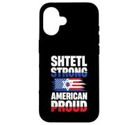 Shtetl Strong American Proud Star Flag Design Case for iPhone 16