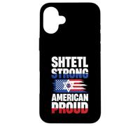 Shtetl Strong American Proud Star Flag Design Case for iPhone 16 Plus