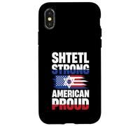 Shtetl Strong American Proud Star Flag Design Case for iPhone X/XS