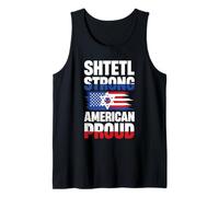 Shtetl Strong American Proud Star Flag Design Tank Top