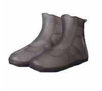 SHTGOI 1 Pair Silicone Overshoes, Waterproof Shoe Covers, Non-Slip Rain Overshoes, Reusable Rain Shoes, Foldable Galoshes for Rain, Snow Day, Desert Beach, Muddy Roads, Turquoise, L