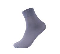 SHTGOI 5 Pairs Men's Ultra Thin Clothing Socks Nylon Socks Breathable Transparent Thin Short Stockings Summer Lightweight Silk Stockings Work Business Socks Silk Socks Grey