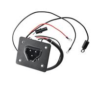 Shu-Ran Golf Cart 48 Volts Charger Receptacle, Delta-Q Battery Charger Plug with Wires for EZGO RXV 2008-Up, EZGO 2Five 2010-Up Electric Golf Cart, 3-Prong Charging Port, OEM# 602529