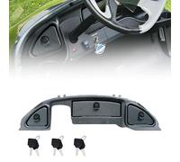 Shu-Ran Golf Cart Dash Kit with Locks and Keys for 2008.5-Up Club Car Precedent Tempo Onward Golf Cart, Carbon Fiber Printing Precedent Dash Cover