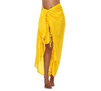SHU-SHI - Beach Sarong - for Women - Swimsuit Pareo Cover-Up - One Size - Pineapple