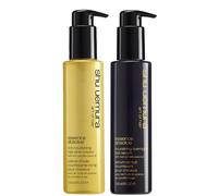 Shu Uemura Art of Hair Essence Absolue Oil-in-Cream and Absolue Overnight Serum Protecting Hair Routine for Very Dry Hair