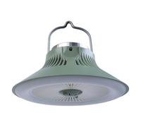 Shuade 2 In 1 LED Camping Fan Multifunction Lighting Electric Fan Hanging Tent Lamps Rechargeable Light 2400/5000mAh Tent Lamps