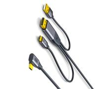 Shuade 4K@60Hz DisplayPort To USB C Video Cable Touch Function For Portable Screens Headsets Gaming Consoles DP To USB C Cable For Mobile Monitor