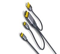 Shuade 4K@60Hz DisplayPort To USB C Video Cable Touch Function For Portable Screens Headsets Gaming Consoles DP To USB C Cable For Mobile Monitor