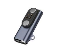 Shuade Aluminum Alloy Housing Skin Connector Head Bone Conduct Headphone USB C To 4pin Conversion Adapter Black Wear Resistant