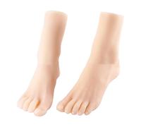 Shuade Anatomical Foot Replicas Size 36 Shoe Display Foot Model Suitable for Education Artistic Anatomy Study Shoe Photography Humanlike Mannequin Feet