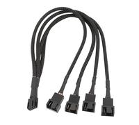 Shuade Fan Splitter PC Fan Splitter 4 Pin Cable PC Case Header For Computer 3/4 Way Power Extension
