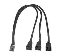 Shuade Fan Splitter PC Fan Splitter 4 Pin Cable PC Case Header For Computer 3/4 Way Power Extension