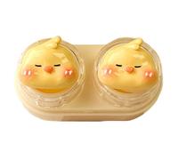 Shuade Friendly Lenses Case Set with Separate Left and Right Storage Leakproof Outdoor Lens Container Holder Lenses Container