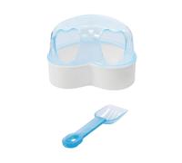 Shuade Hamster Sand Bath Container, Bathtubs with Cleaning Scoops, Big Space, Easy to Clean, for Dwarf Hamsters, Gerbil Bathroom