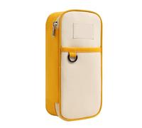 Shuade Multi Layered Pencil Case High Capacity Bag Marker Organiser Pouches Art Supplies Pouches Travel Cosmetic Bag Heavy Duty Canvas Case