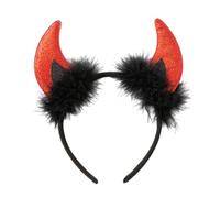 Shuade Ox Horn Halloween Headband For Womens Girls Daily Wearing Halloween Party Fancy Dress Cosplay Hair Accessories Horn Hair Hoop