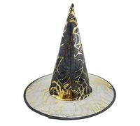 Shuade Pack Of 6 Portable Witch Hat Ornament Large Size Wizard Delicate Halloween For Parties And Dress Up Halloween Dress Up