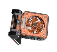 Shuade Portable Solar Powereds Rechargeable Fan With USB Charging And Hook For Outdoor Camping Hiking Travel Solar Powereds Fan