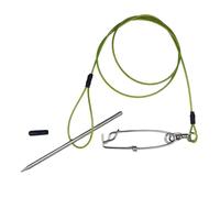 Shuade Stainless Cable Fishing Fish Needle Hook Stringer Holder For Diving Quick Handspear Stringer Big Game Fishing Clip