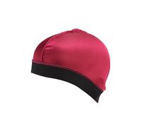 Shuade Stylish Elasticated Base Cap with Integrated Wigs Function for Quick Hairstyle Changes Wide Band Elastic Pirate Hat Wine red
