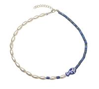Shuade Unique Clownfish Necklace With Colorful Beaded Accents Versatile Clownfish Necklace Trendy Clavicle Chain Adornment Her Mothers Day Present