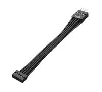 Shuade USB 9Pin Switchig Line For Computer Mainboard To Chassis Adapter Converter Cable Female Conversion