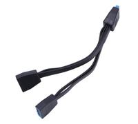 Shuade USB3.0 19Pin/20Pin Splitter Cable For Motherboard Expansion Cable USB3.0 19Pin 1 To 2 Splitter 20CM