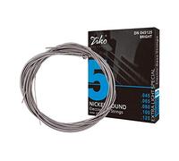 SHUAIGUO-1 Electric Bass Guitar Strings Hexagon Alloy Wire Nickel Wound Bright Corrosion Resistant 5 Strings Set(.045-.125) Extra Light Special