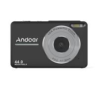 SHUAIGUO-1 Portable 1080P Digital Camera Video Camcorder 44MP Auto Focus 2.5 IPS Screen 16X Digital Anti-shake Face Detect Smile Capture with 32GB Memory Card 2pcs Batteries for Kids