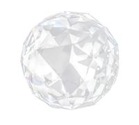SHUAIGUO 1Pc Clear Cut Crystal Prisms Glass Ball, Glittering K9 Translucent Hardware Fitting for Home & Hotel Decor, Dreamy & Versatile (60MM/2.36in)