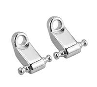 SHUAIGUO 2pcs Roller String Tree Retainer for Electric Guitar & Bass -, Sturdy Screw Accessory, Easy Installation, Sleek Finish (Silver)